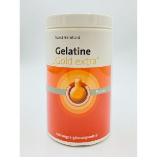 百年聖伯納德 Sanct Bernhard 水解膠原蛋白粉 Gelatine Gold extra 黃金加強版 525g