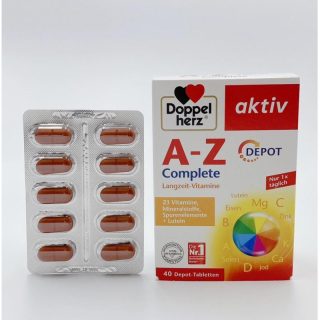 多寶雙心Doppelherz 每日A-Z綜合維他命+葉黃素 40顆