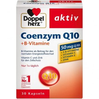 多寶雙心Doppelherz 輔酶 Q10 + B群維生素(30 粒)